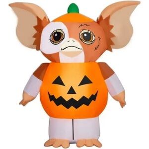 Gemmy Airblown Inflatable Halloween Gremlins Gizmo 4.5FT Pumpkin NEW
